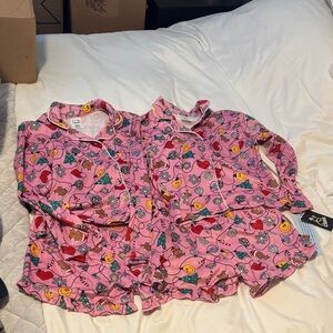 2 piece Christmas Kids Pajamas - New with Tags! 2 sets available! Large 10/12